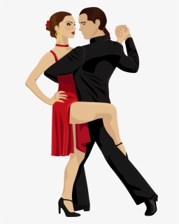 Transparent Salsa Dancer Png - Dibujo Tango Png, Png Download, Free Download