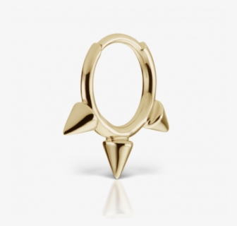 8mm Triple Spike Clicker Ring - Earring, HD Png Download, Free Download