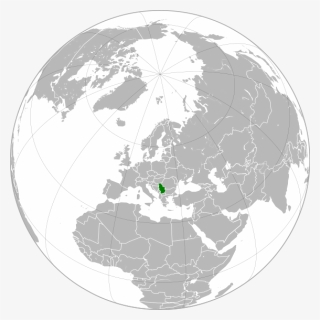 Location Of Serbia - Size Of The Soviet Union On A Map, HD Png Download, Free Download