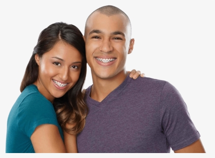 Smiles On Yonge - Couple Smiling With Braces, HD Png Download, Free Download
