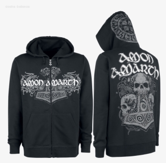 Amon Amarth Zip , Png Download - Amon Amarth Hoodie, Transparent Png, Free Download