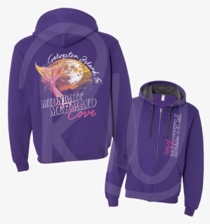 Gal Galv Pier Mermaid Lc Fb Zip - Hoodie, HD Png Download, Free Download