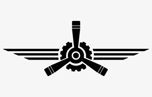 Bario Logo Of Propeller And Wings - Bario Aviation Inc, HD Png Download, Free Download