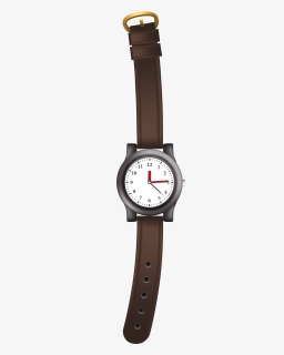 Leather Wach Png Clip Art - Analog Watch, Transparent Png, Free Download