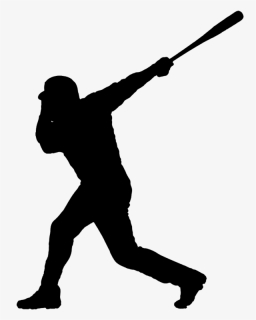 Baseball Clip Art Line Silhouette Sporting Goods - Silhouette, HD Png Download, Free Download