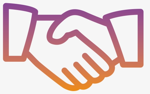 White Clipart Handshake Icon, HD Png Download, Free Download