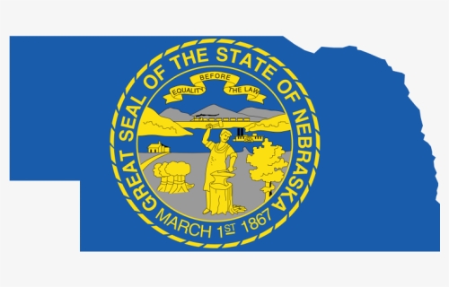 Nebraska State Flag - Circle, HD Png Download, Free Download