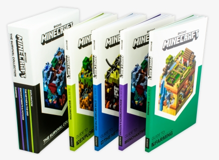 Minecraft The Survival Collection Book Set Png Minecraft - Minecraft Books Nether And The End, Transparent Png, Free Download