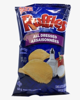 Ruffles All Dressed - Ruffles All Dressed Grams, HD Png Download, Free Download