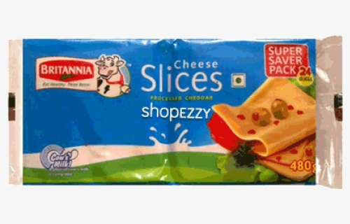Britannia Cheese Slices 480gm, HD Png Download, Free Download