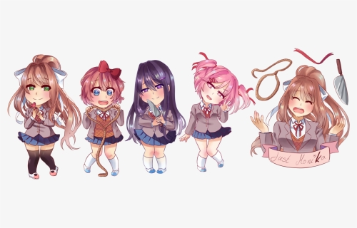 Set Doki Doki - Cartoon, HD Png Download, Free Download