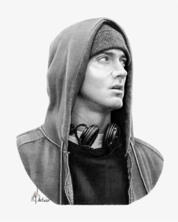 Eminem Pencil Drawing, HD Png Download, Free Download