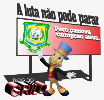 Riacho De Santana/rn Câmara Municipal - Jiminy Cricket, HD Png Download, Free Download