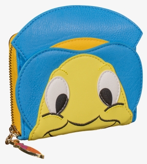 Jiminy Cricket 5” Faux Leather Zip-around Wallet - Coin Purse, HD Png Download, Free Download