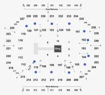 New Orleans Arena Seating Chart, HD Png Download, Free Download