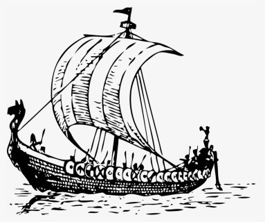 A Pirate Boat - Viking Ship Clip Art, HD Png Download, Free Download