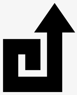 Up Counterclockwise Straight Arrow Spiral - Sign, HD Png Download, Free Download