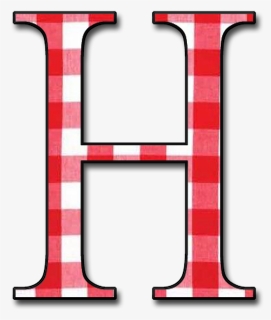 Ꭿϧc ‿✿⁀ Red Gingham, Ants, Alphabet Letters, Lettering - Clipart Transparent H, HD Png Download, Free Download