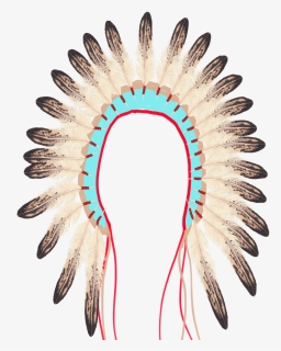 Feathers Indian Headress Freetoedit - Illustration, HD Png Download, Free Download