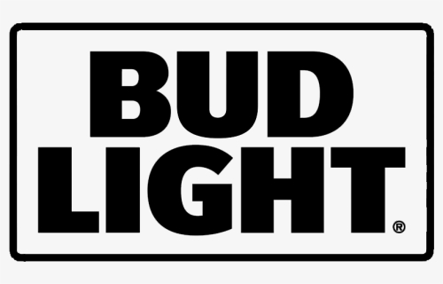 Bud Light Logo - Black-and-white, HD Png Download, Free Download