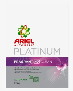 Ariel Platinum Fragrant Hd Clean Automatic Washing - Ariel, HD Png Download, Free Download