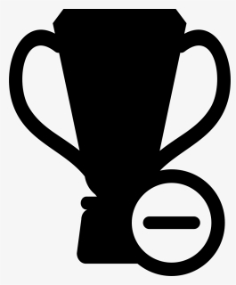 Football Trophy With Minus Sign - Trophy, HD Png Download, Free Download