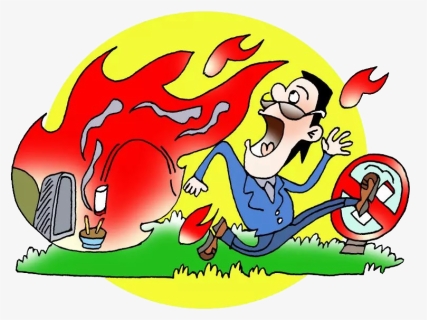 Qingming Comics Combustion Giu Ed Burning Butts Clipart - Jangan Membakar Sampah Sembarangan, HD Png Download, Free Download