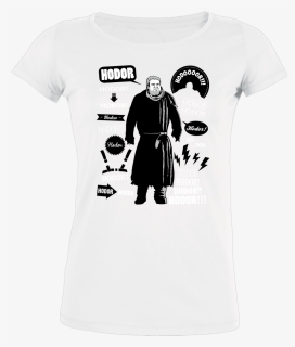Olipopart Hodor Quotes T-shirt Stella Loves Girlie - Am A Geek T Shirts, HD Png Download, Free Download