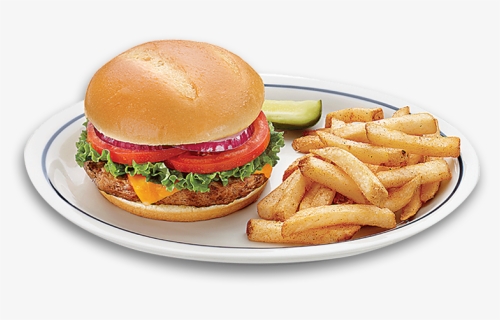 Cheeseburger And Fries Png - Cheeseburger With Fries Png, Transparent Png, Free Download