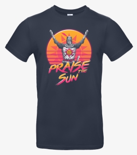 Vincent Trinidad Praise The Sun 80s T-shirt B&c Exact - Dark Souls Retrowave, HD Png Download, Free Download