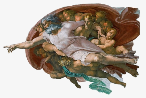 Transparent Michelangelo Png - Creation Of Adam, Png Download, Free Download