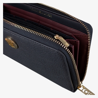 Blue Tommy Hilfiger Handbag Th Core Lrg Za Walle - Zipper, HD Png Download, Free Download