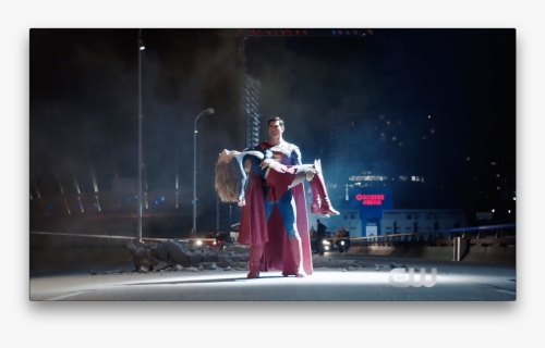 Superman Supergirl Pose, HD Png Download, Free Download