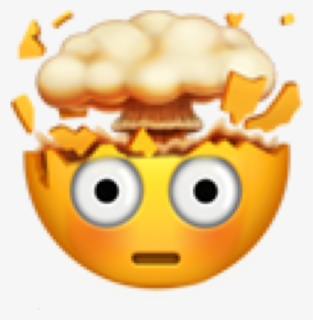 #newemoji #art #shocker #explosion #emoji #freetoedit - Emoji Mind Blown Png, Transparent Png, Free Download