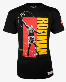 Dennis Rodman Chicago Bulls Mitchell & Ness Photo Real - Active Shirt, HD Png Download, Free Download