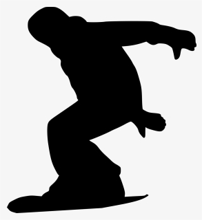 Snowboard Man Silhouette, HD Png Download, Free Download