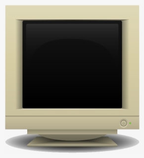 Pc Computer Screen Png Free Image - Transparent Old Computer Monitor, Png Download, Free Download