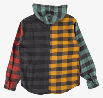 Transparent Buffalo Plaid Clipart - Red Flannel Jacket With Hood, HD ...