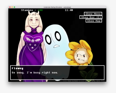 The Flower - Toriel Undertale Dating Sim, HD Png Download, Free Download