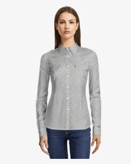 Electric Blue Plaid Button Down Flannel Shirt With - Cuello Cadete En Blusa, HD Png Download, Free Download