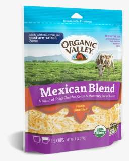 Organic Valley Shredded Mexican Cheese, HD Png Download, Free Download