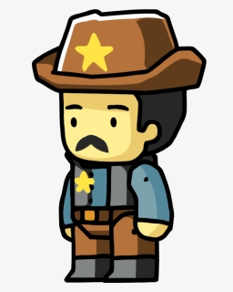 Clipart Library Library Sheriff Scribblenauts Wiki - Scribblenauts Sheriff, HD Png Download, Free Download