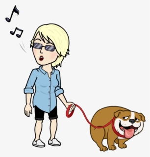 Transparent Man Whistling Clipart - Bitmoji With Animals, HD Png Download, Free Download