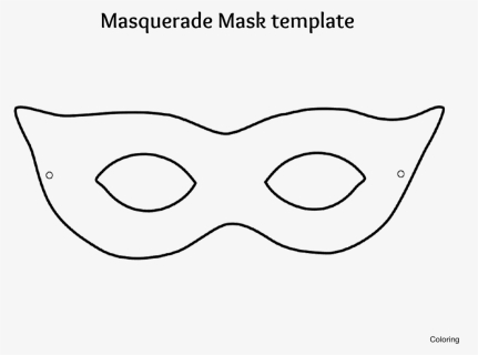Transparent Masquerade Mask Png - Line Art, Png Download, Free Download