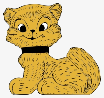 Vector Clip Art Of Cat Toy - Clip Art Gatto, HD Png Download, Free Download