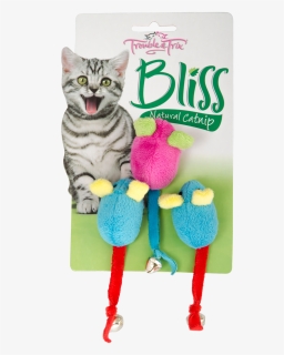 Trouble & Trix Bliss Mice Bell - Cat Toy, HD Png Download, Free Download