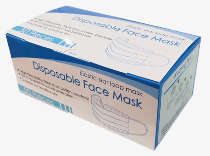 Surgical Masks Box - Box, HD Png Download, Free Download