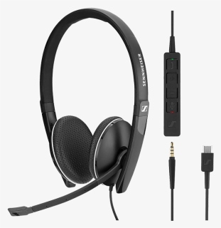 Wired Headsets - Sennheiser Sc 165 Usb, HD Png Download, Free Download