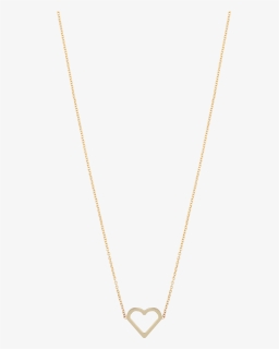 Iconic Necklace Open Heart - Collier Pampilles Plaque Or, HD Png Download, Free Download