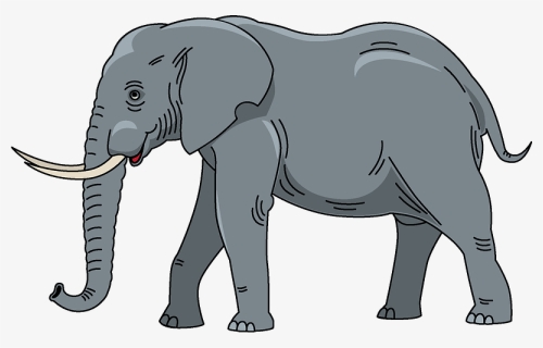 Elephant Clipart - Indian Elephant, HD Png Download, Free Download